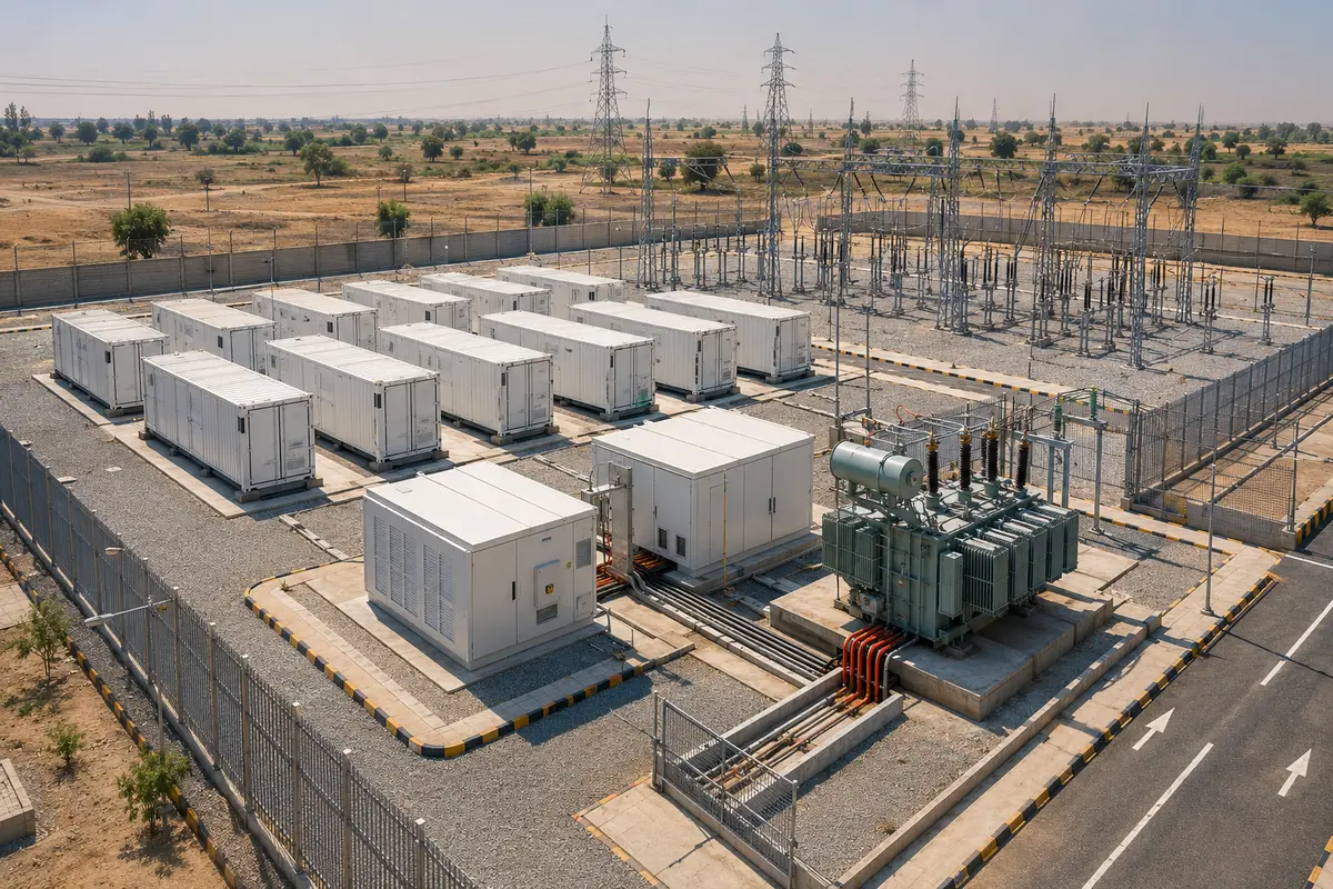 Liquid-cooled containerised battery energy storage system racks