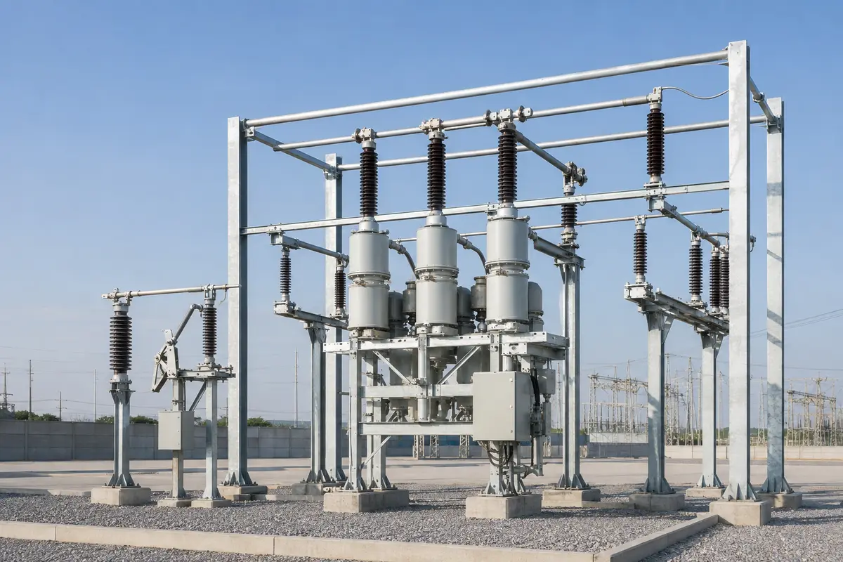 High-voltage disconnector and neutral-point disconnect switch equipment